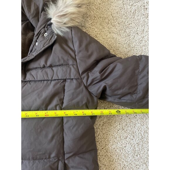 Michael Kors Women's Size Large Long Puffer Thick Winter Coat Jacket Quilted - Picture 2 of 5